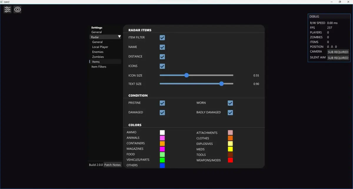 Clutch Dayz Radar DMA — DMA CHEATS screenshot 2